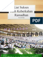 Kiat Sukses Ramadhan