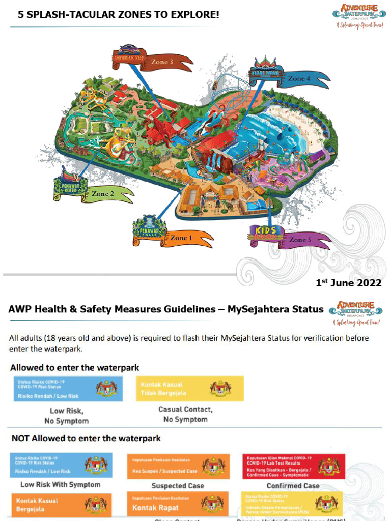 Adventure Waterpark Park Map 01062022 Pdf