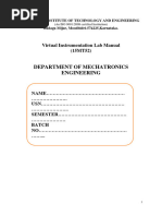 Virtual Instrumentation Lab Manual