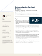 Q3 2023 PitchBook Analyst Note Introducing The Pre-Seed Dataset