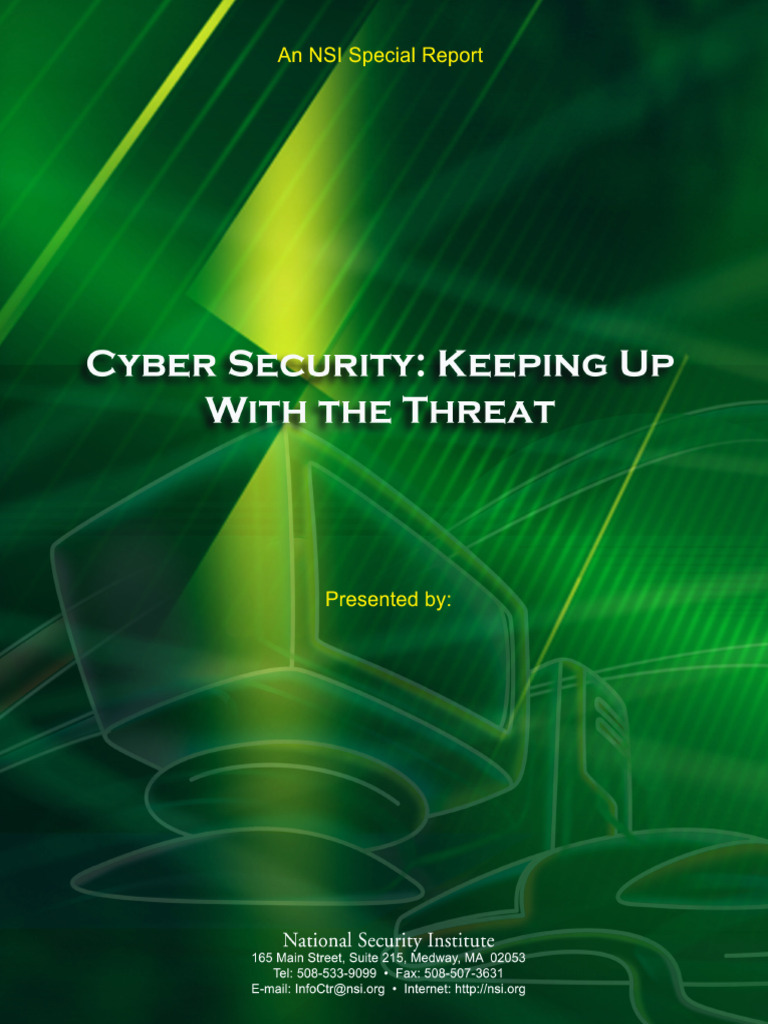 Cyber Security Report | PDF