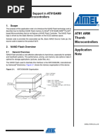 NAND Flash Support in AT91SAM9 Microcontrollers