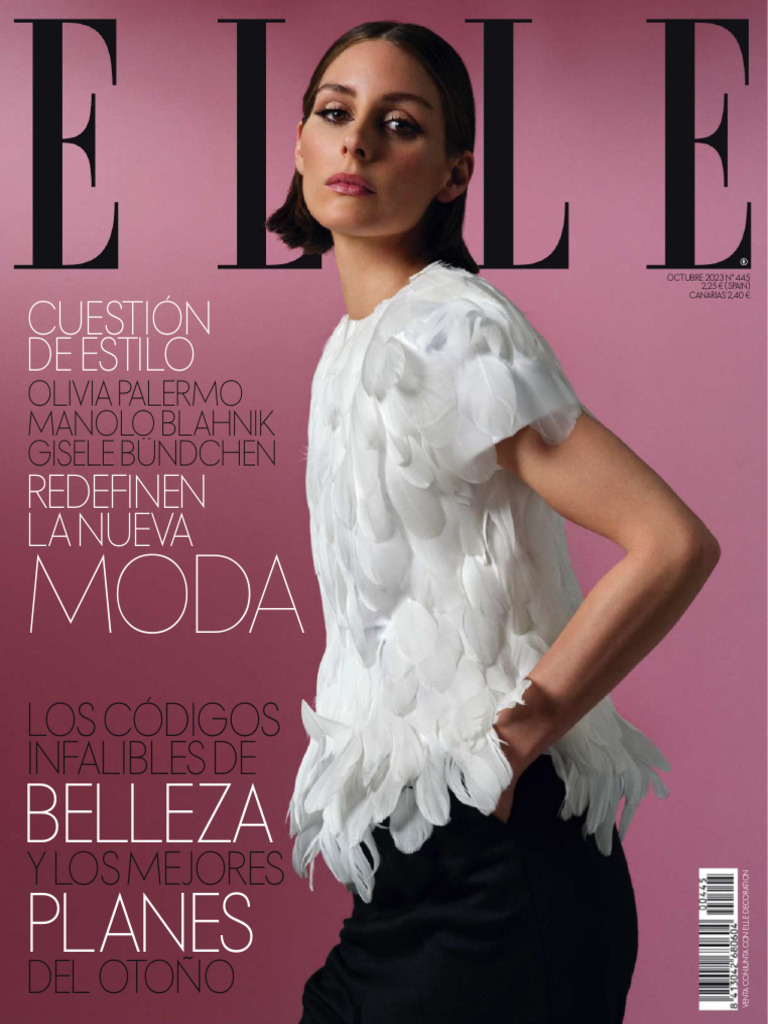 Revista Moda y Belleza Femenina Elle | PDF, image size:768x1024