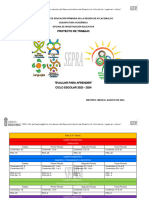 DOSIFICACIÓN DE CONTENIDOS Y VINCUCULACIÓN CON PROYECTOS SEPRA