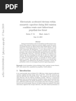 Electrostatic Accelerated Electrons Within Symmetric Capacitors During Field Emission Condition Events Exert Bidirectional Propellant-Less Thrust