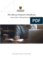 History Student's Handbook (2022)