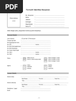 Formulir Interview Karyawan Baru | PDF