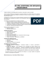 Planeacion de Una Auditoria de Estados Financieros