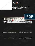 Infografia Historia de La Zarzuela - Andrea Romero