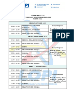 Jadwal Kegiatan Tot Guru