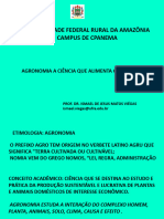 Agronomia Aciência Que Alimenta o Mundo