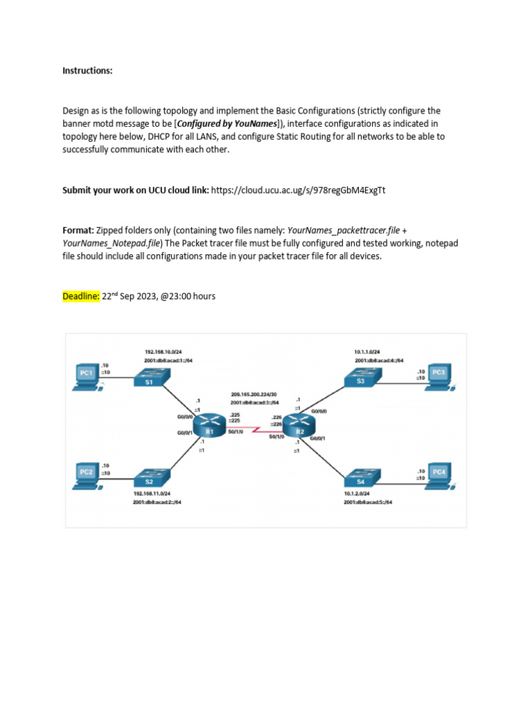Advanced Routing Switching Coursework PDF