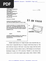 Capitol Records V Defries Complaint