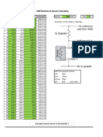 Custom Sensor Pullup Resistor Table 3