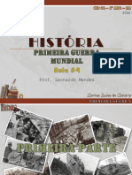 Minhas Aulas de História - 3º ANO - Aula 4 - Primeira Guerra - PARTE 1 - CED 06 2023