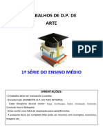 Trabalhos de D.P. de Arte: 1 Série Do Ensino Médio