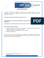 Acta de Defuncion: Acta Disponible en Los Kioscos GTO Ubicados en Los Distintos Municipios Del Estado de Guanajuato