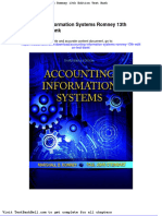 Accounting Information Systems Romney 13th Edition Test Bank