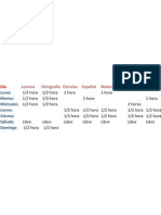 horarios