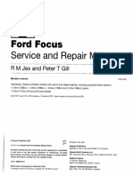 Ford Focus Service I Repair Manual