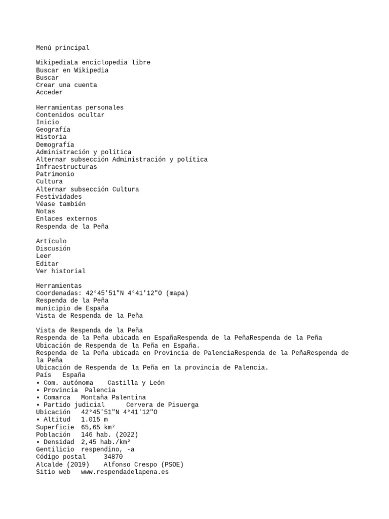 Respenda de la peña PDF