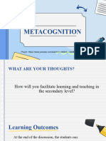 EDUC201 Lesson 1 Metacognition