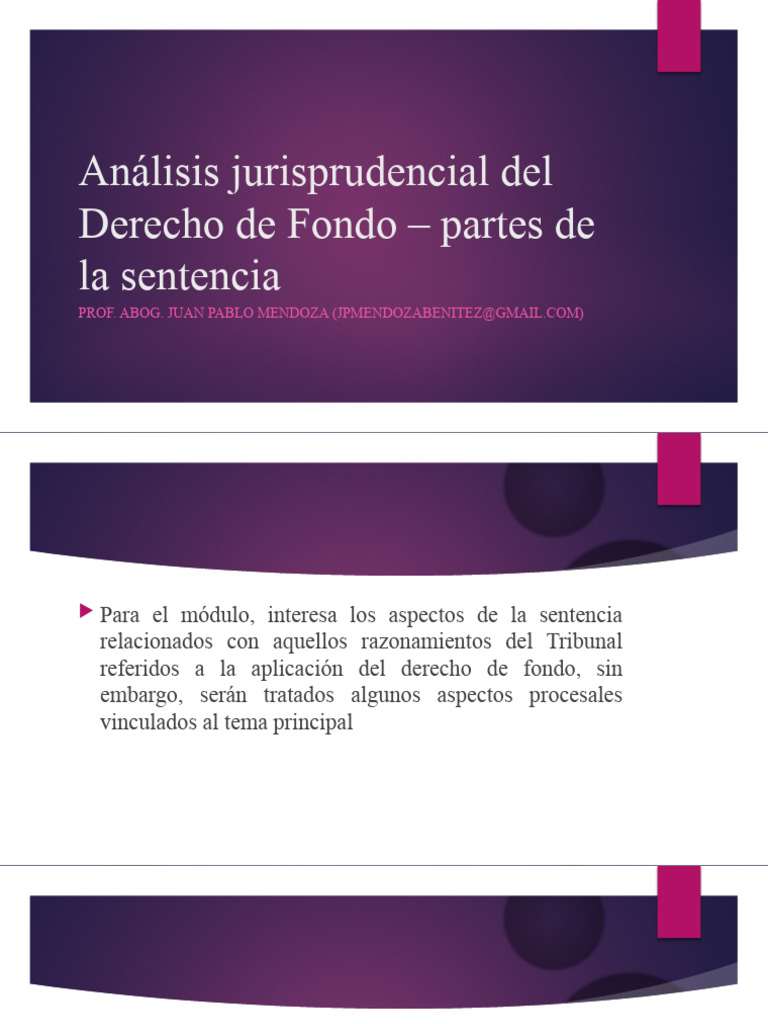 Partes de La Sentencia | PDF