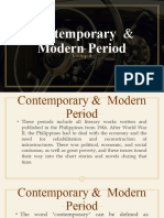Contemporary & Modern Period