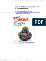 Essential Statistics For The Behavioral Sciences 1st Edition Privitera Solutions Manual
