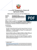 ACCESO A LA INFORMACION Resolución #002442-2022-JUS-TTAIP-PRIMERA SALA