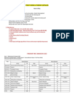 Itinerary WSC - OK