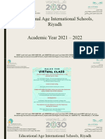 Educational Age International Schools, Riyadh Academic Year 2021 - 2022