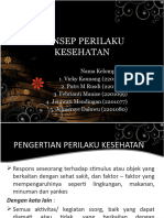 MATERI PERILAKU KESEHATAN PPT