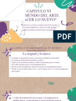 Presentación Proyecto Creativo Infantil Doodle Blanco, Verde y Amarillo