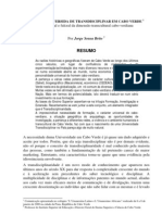 Por Uma Universidade Transdisciplinar em Cabo Verde