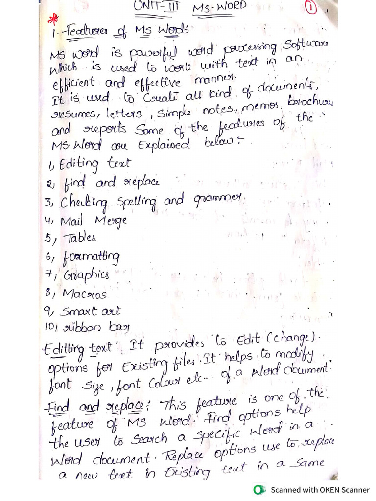 3rd Chapter Notes Pdf