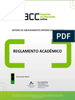 Reglamento Academico