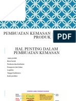 Pembuatan Kemasan Produk