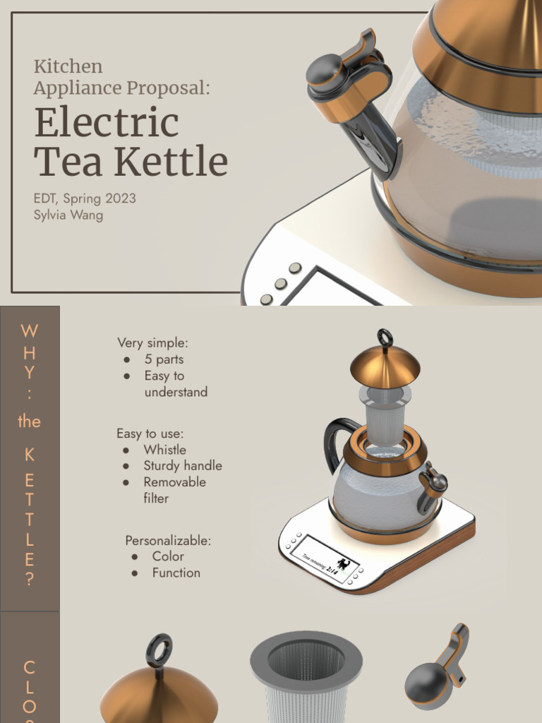 Presentation - Kitchen Appliance Proposal Electric Tea Kettle | PDF