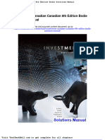 Investments Canadian Canadian 8th Edition Bodie Solutions Manual