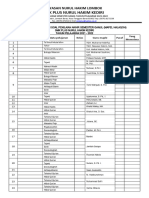 Ceklist Mapel Halaqoh