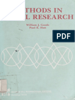 Methods in Social Research: Paul K. Hatt