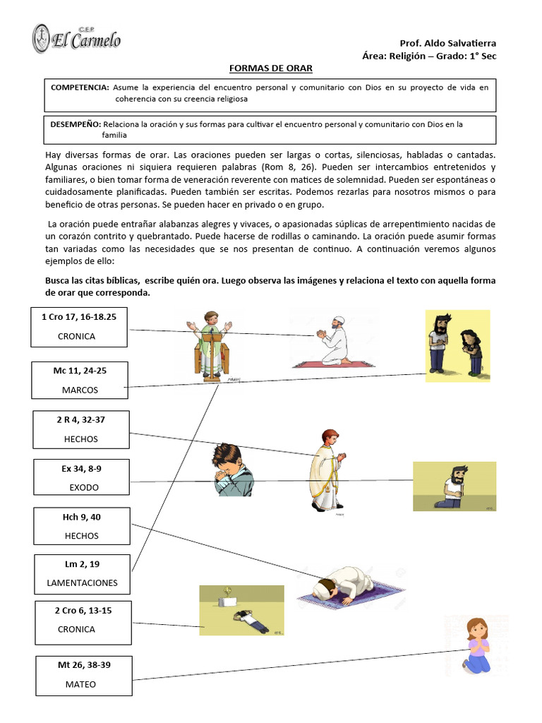 Formas de Orar en la Religión | PDF