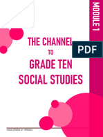 Social Studies Gr. 10 Module 1