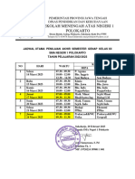 Jadwal PAS - Genap - USEK - Kls12 2023