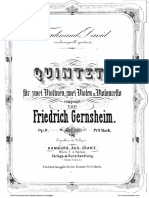 Gernsheim String Quintet Op 9 Viola1