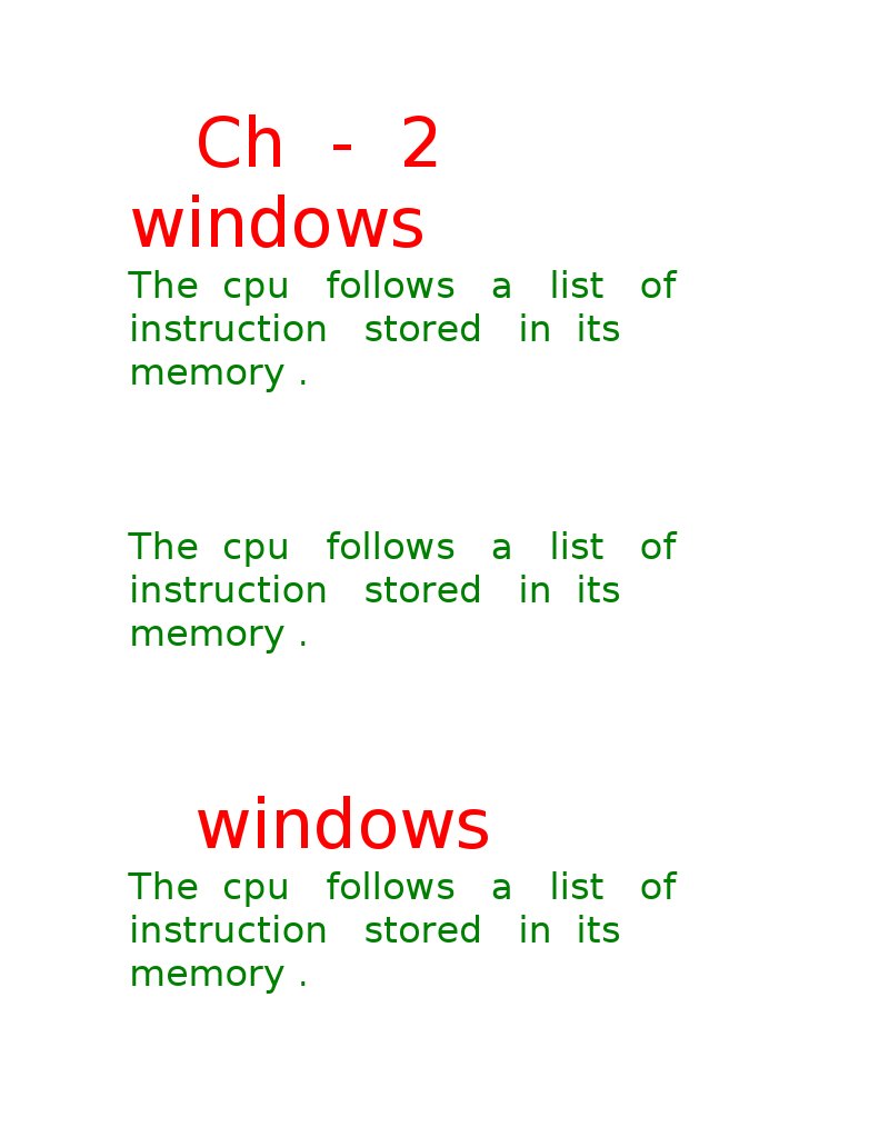 CH - 2 Windows: The Cpu Follows A List of Instruction Stored in Its ...