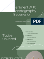 Activity 9 Chromatography Separation