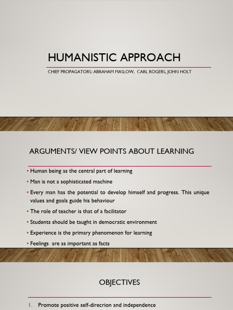 Humanistic Approach to Learning Explained | PDF | Learning | Teachers