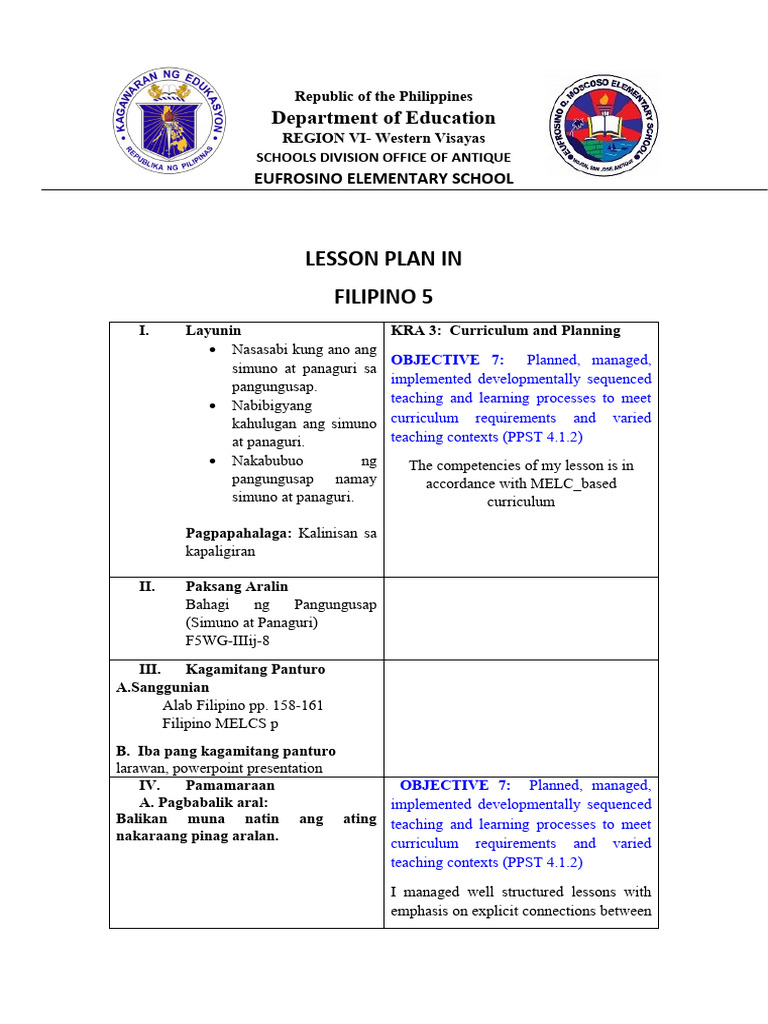 Cot in Filipino 5 PDF